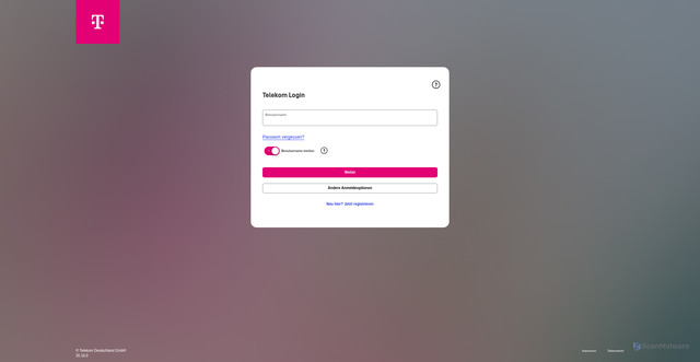 Security scan screenshot of https://deutschtelekom-schutz.com/de/verbindung/anschluss.php