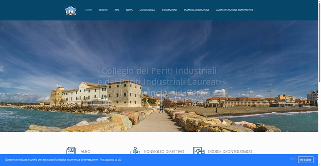 Security scan screenshot of https://www.peritilivorno.it/
