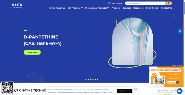 Security scan screenshot of https://alfa-chemistry.com