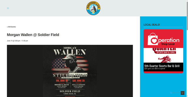Security scan screenshot of https://www.madtownlife.com/event/morgan-wallen-soldier-field/