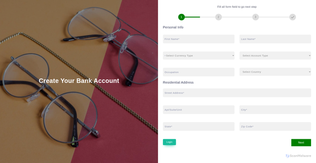 Security scan screenshot of https://wintrustcredit.com/signup/