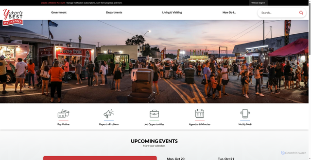 Security scan screenshot of https://yukonok.gov/