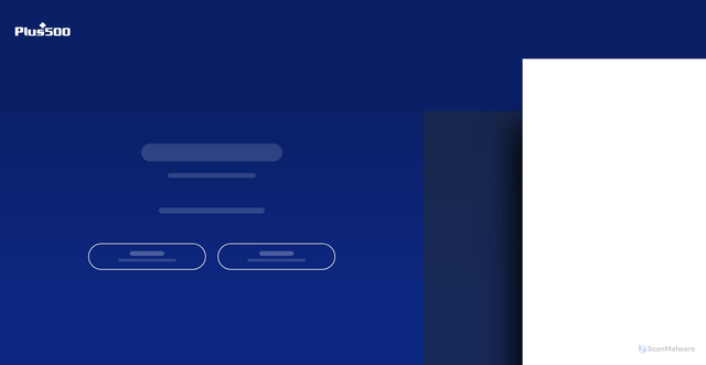 Security scan screenshot of https://app.plus500.com