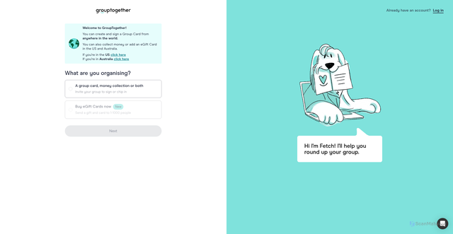 Security scan screenshot of https://us.grouptogether.com