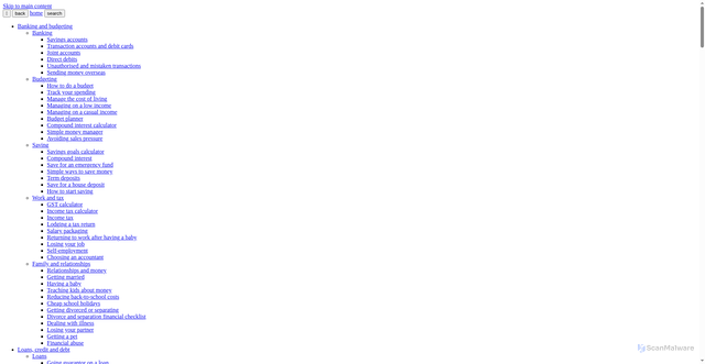 Security scan screenshot of https://moneysmart.gov.au/home-loans/mortgage-calculator