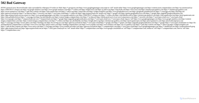 Security scan screenshot of https://www-us.computershare.com