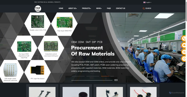 Security scan screenshot of https://ronghuayxf.com