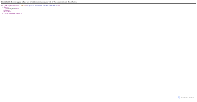 Security scan screenshot of https://s3.timeweb.cloud