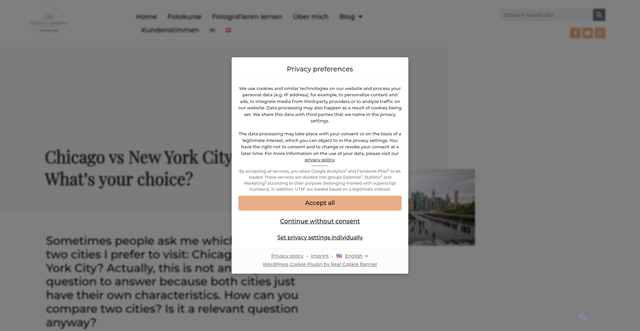 Security scan screenshot of https://www.suitcaseandwanderlust.com/en/chicago-vs-new-york/