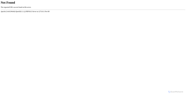 Security scan screenshot of http://web-mygovrecord.info/