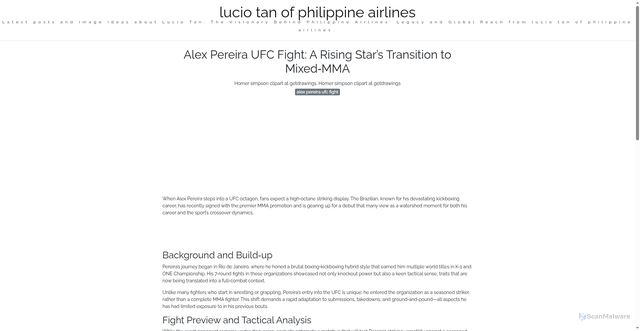 Security scan screenshot of https://urbandailyverse-dpi45pewyddw.edgeone.app/alex-pereira-ufc-fight.html