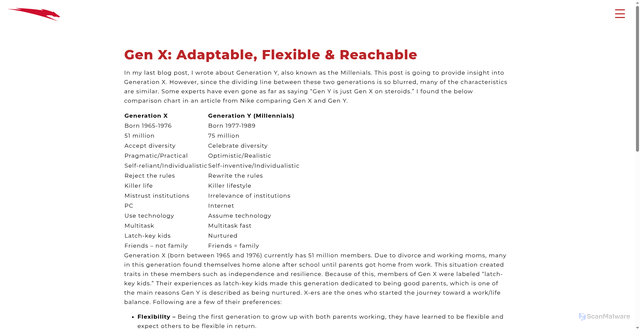 Security scan screenshot of https://villing.com/generation-x/