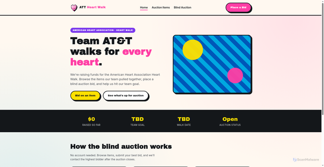 Security scan screenshot of https://att-heart-walk.pages.dev/