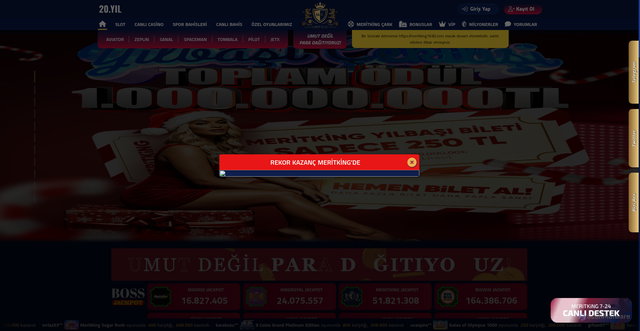 Security scan screenshot of https://meriyking1698.com/play/slot/pragmaticplay/vs10bbbmerit/18976/0