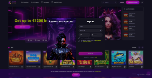 Security scan screenshot of http://1xbetonlinebr.top/