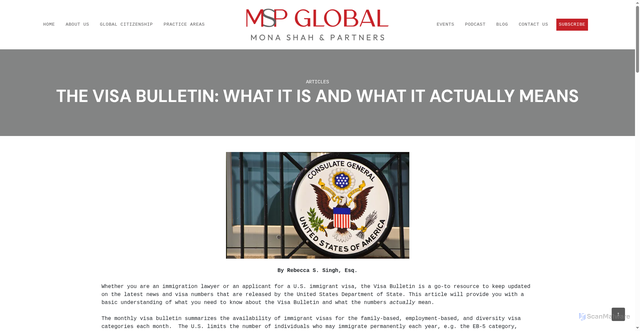 Security scan screenshot of https://mshahlaw.com/visa-bulletin-actually-means/