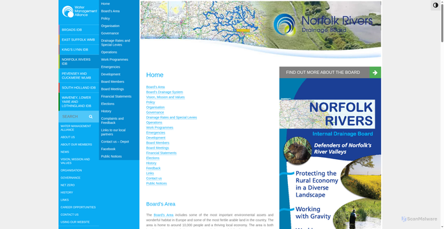 Security scan screenshot of https://www.wlma.org.uk/norfolk-idb/home/