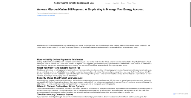 Security scan screenshot of https://pikselfocusspot-dp234mve1d88.edgeone.app/ameren-mo-online-bill-payment.html