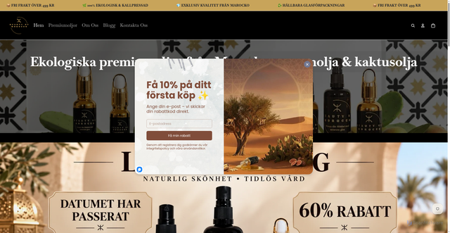 Security scan screenshot of https://beautyofmorocco.se