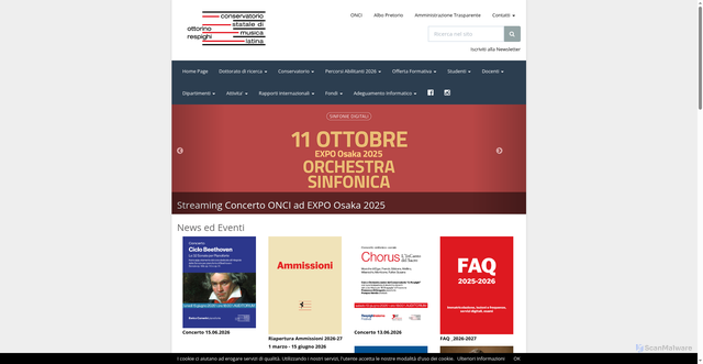 Security scan screenshot of https://www.conslatina.it