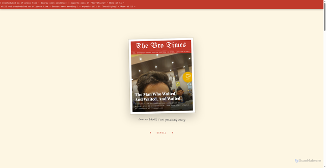 Security scan screenshot of https://sorrysaurav-ewkgpavoec.edgeone.app/