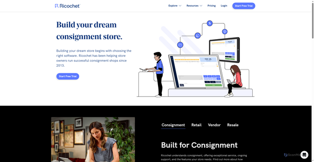 Security scan screenshot of https://ricoconsign.com