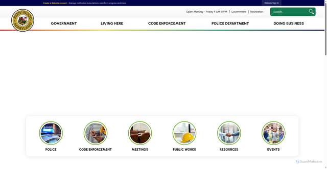 Security scan screenshot of https://brentwoodmd.gov/
