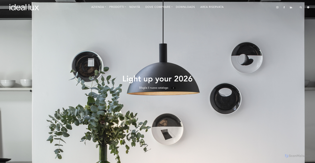 Security scan screenshot of https://ideal-lux.com