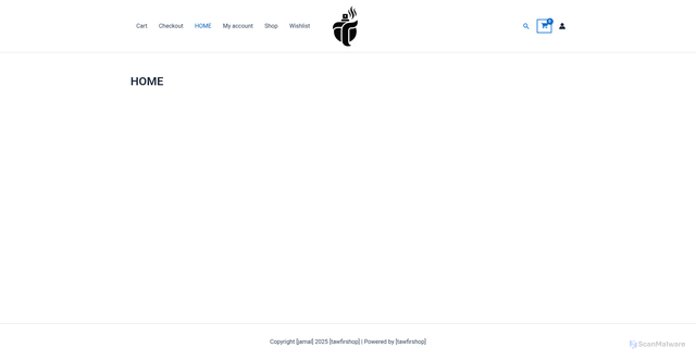 Security scan screenshot of https://tawfirshop.shop/