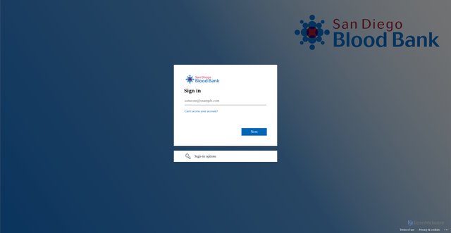 Security scan screenshot of https://sdbb.sharepoint.com