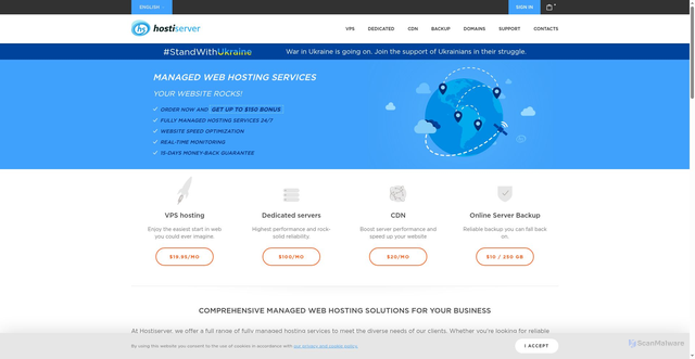 Security scan screenshot of https://cdnbay.com