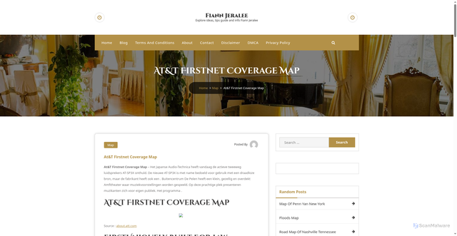 Security scan screenshot of https://dreddybbarbette.pages.dev/orcawta-att-firstnet-coverage-map-images-qoqztlb/