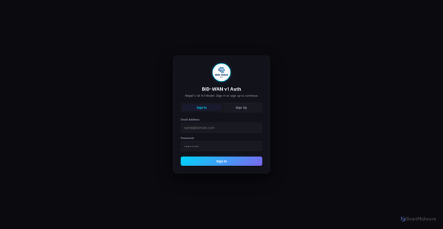 Security scan screenshot of https://bidwan-zioka6rbux.edgeone.app/