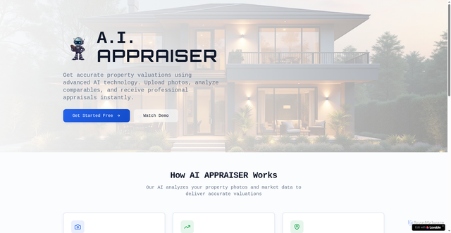 Security scan screenshot of https://appraiserai.net/