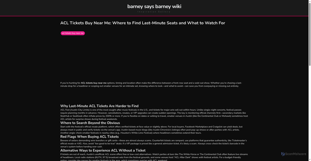 Security scan screenshot of https://nusadigitalflow-dptj67vhrte8.edgeone.app/acl-tickets-buy-near-me.html