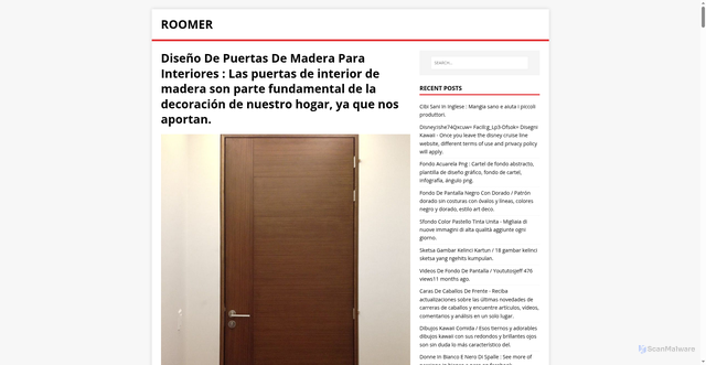 Security scan screenshot of https://matoran.pages.dev/post/diseno-de-puertas-de-madera-para-interiores/