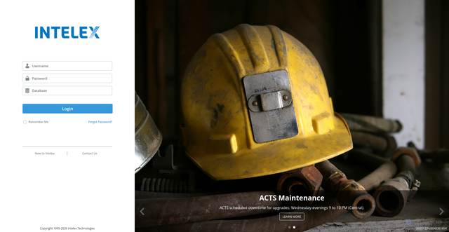 Security scan screenshot of https://acts.intelex.com