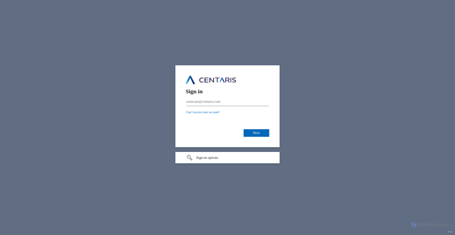 Security scan screenshot of https://ccrhost-my.sharepoint.com