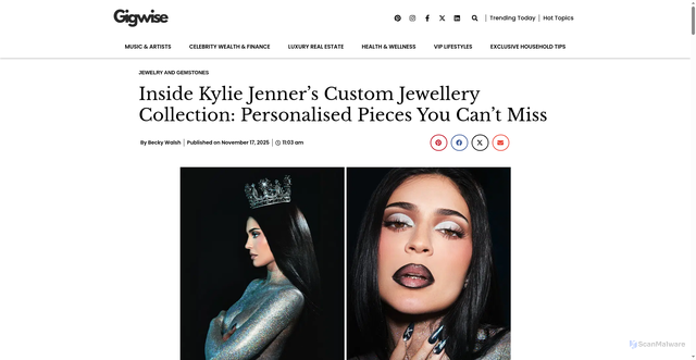 Security scan screenshot of https://www.gigwise.com/inside-kylie-jenners-custom-jewellery-collection-personalised-pieces-you-cant-miss/