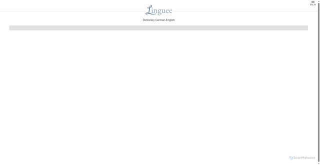 Security scan screenshot of https://app.linguee.com