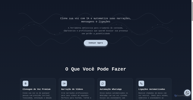 Security scan screenshot of https://vozclone.fun/