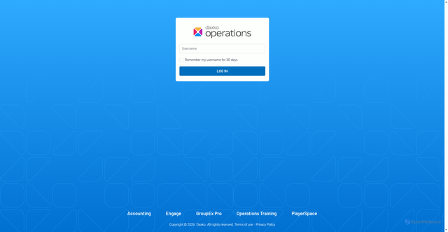 Security scan screenshot of https://operations.daxko.com