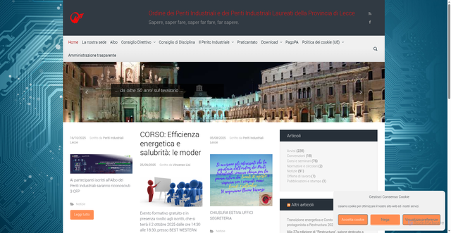 Security scan screenshot of https://www.periti-industriali.lecce.it/