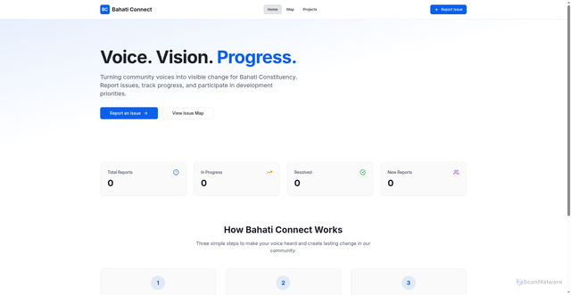 Security scan screenshot of https://bahatimp2027.com/