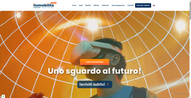 Security scan screenshot of https://itsmobilita.it/