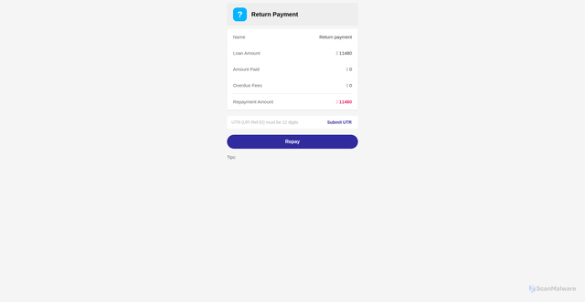 Security scan screenshot of https://repaymentlinksrepay-s15ibgjjyt.edgeone.app/