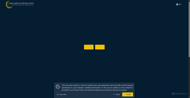 Security scan screenshot of https://wscaduniverse.com