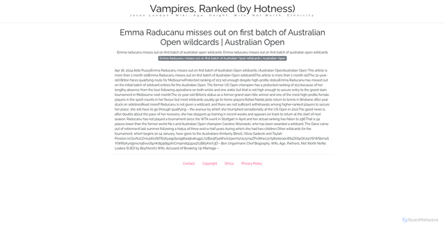 Security scan screenshot of https://explorerclarionsitus-rgzvahd0ew.edgeone.app/22624-emma-raducanu-misses-out-on-first-batch-of-australian-open-wildcards-australian-open.html