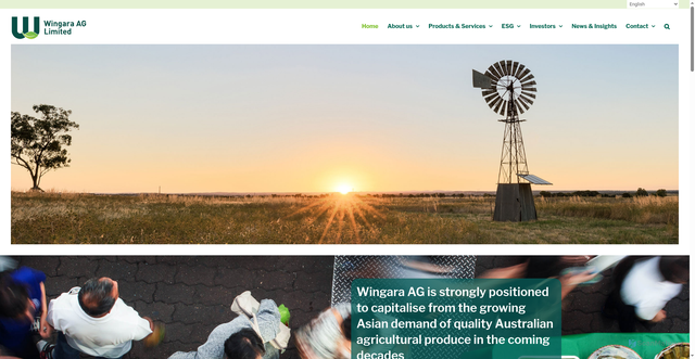 Security scan screenshot of https://wingaraag.com.au