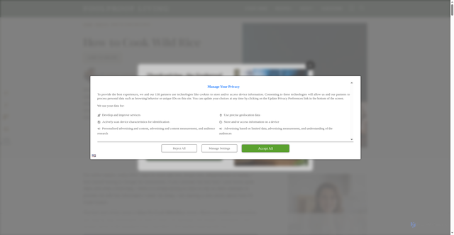 Security scan screenshot of https://foolproofliving.com/how-to-cook-wild-rice/